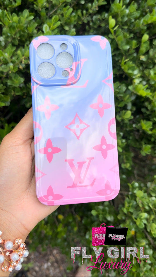 Pink & Purple LV Case